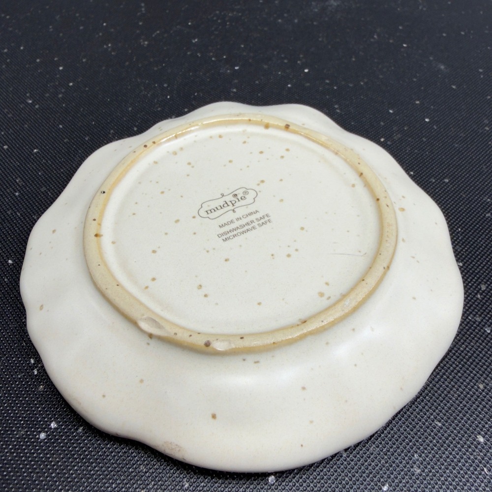 Mudpie‎ Ceramic Nativity Scene Decorative Plate Christmas Decor White Brown Star - Picture 8 of 11